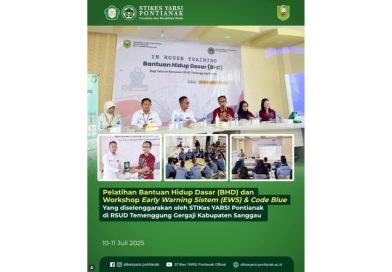STIKes YARSI Pontianak Selenggarakan Pelatihan BHD dan Workshop EWS & Code Blue di RSUD Temenggung Gergaji