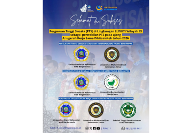 STIKes YARSI Pontianak Terpilih sebagai Perwakilan LLDIKTI Wilayah XI pada Anugerah Kerja Sama Diktisaintek 2026