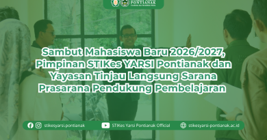 Sambut Mahasiswa Baru 2026/2027, Pimpinan STIKes YARSI Pontianak dan Yayasan Tinjau Langsung Sarana Prasarana Pendukung Pembelajaran