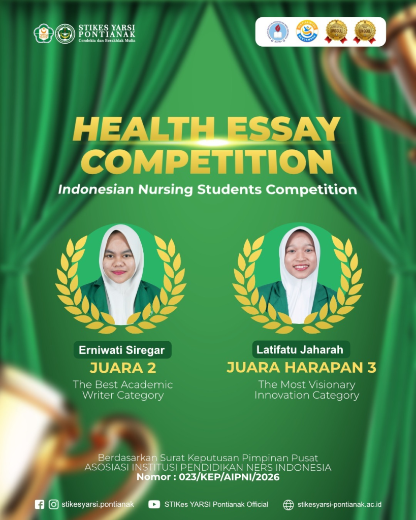 Mahasiswa STIKes YARSI Pontianak Borong 11 Prestasi pada Kompetisi AIPNI 2026, Berjaya di Lima Cabang Lomba